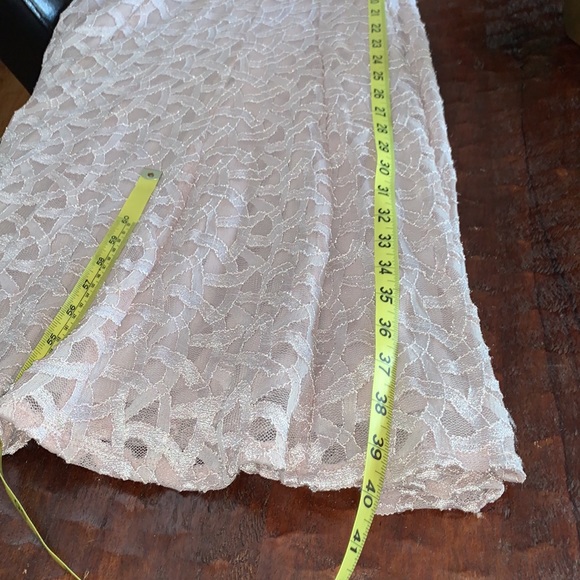 Lined Lace 3/4 Sleeve Flare Dress - Picture 4 of 9